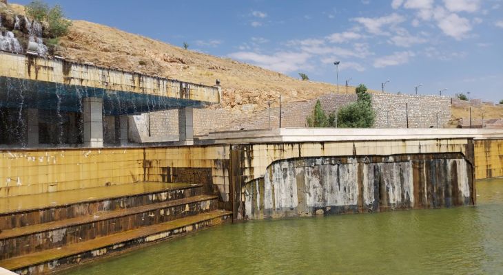 پارک سراب بیجار در حال تخریب