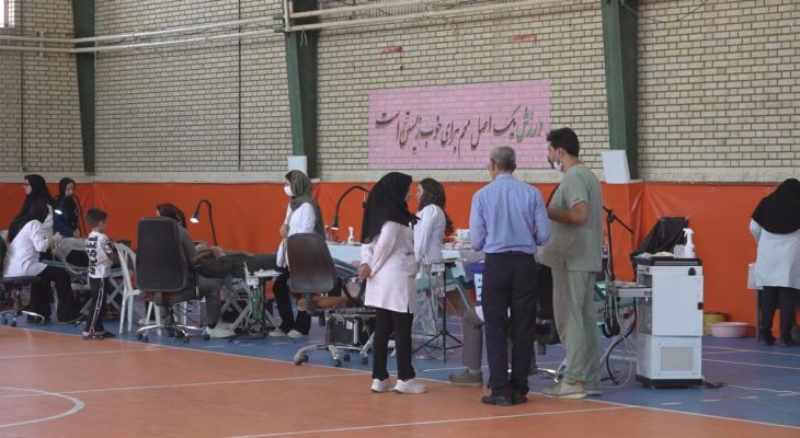خدمات دندان‌پزشکی جهادی در موچش